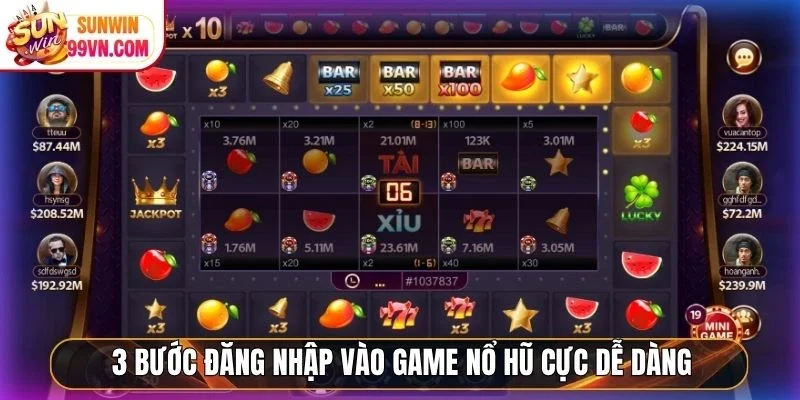 3 bước đăng nhập vào game nổ hũ cực dễ dàng
