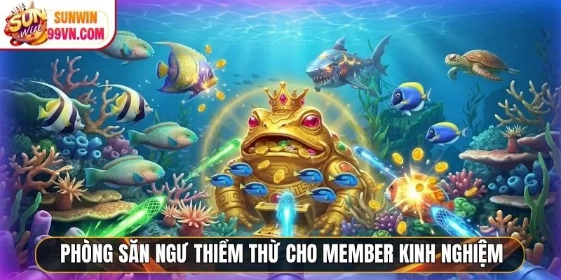 Phòng săn ngư Thiềm Thừ cho member kinh nghiệm