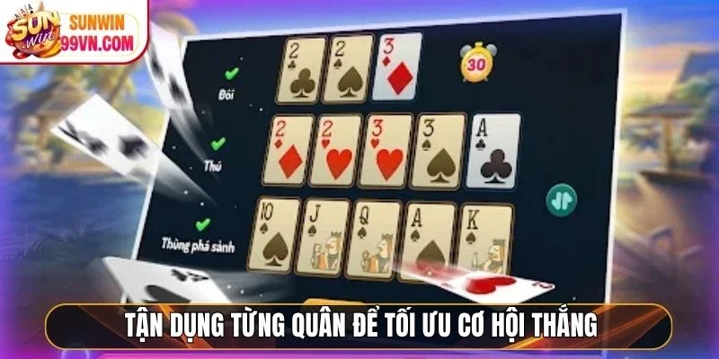 Tận dụng từng quân để tối ưu cơ hội thắng