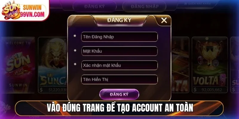 Đăng Ký Sunwin - Mở Cửa Trải Nghiệm Game Giải Trí Đỉnh Cao 11 Sunwin Vào đúng trang để tạo account an toàn